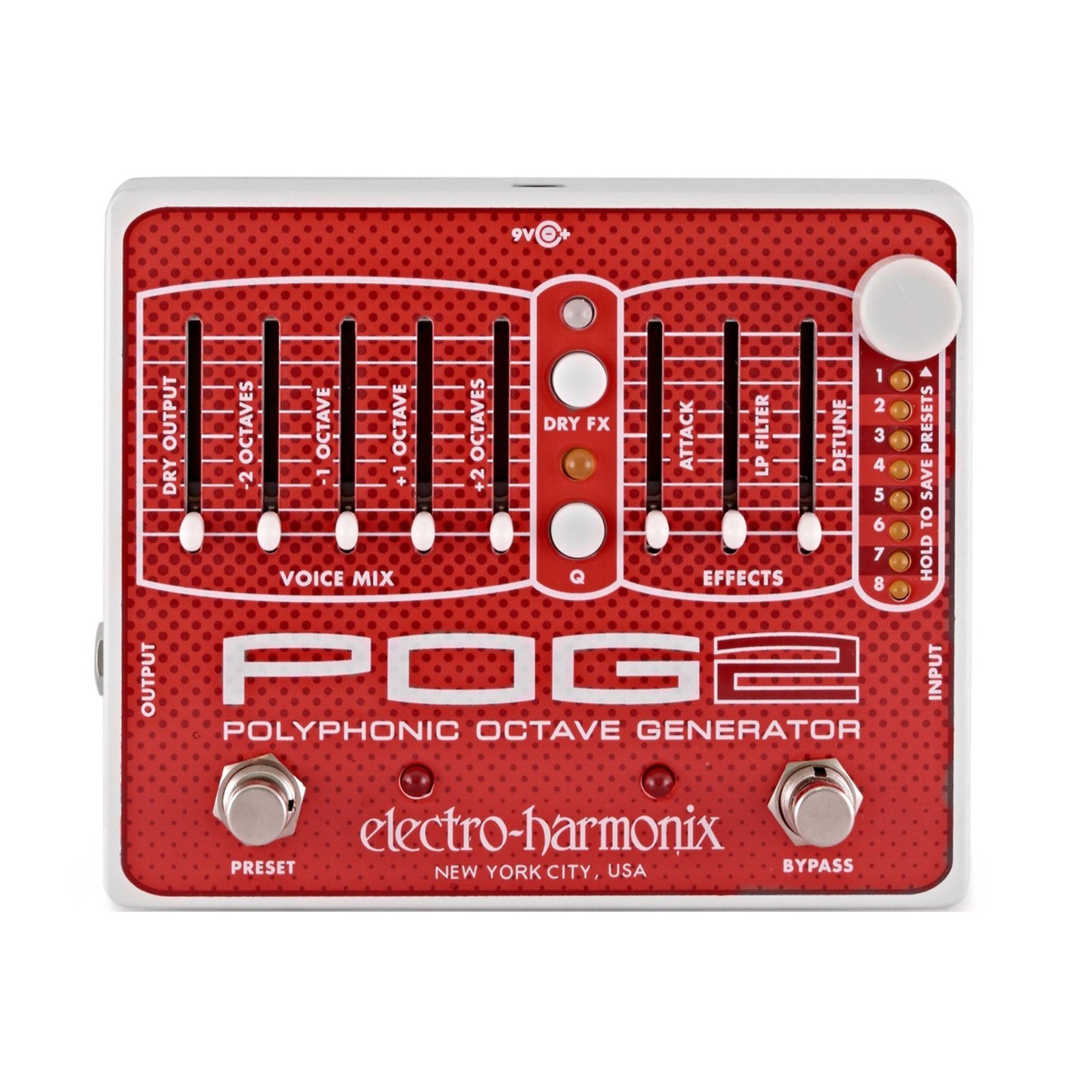 Electro-Harmonix POG2 Polyphonic Octave Generator - Synth Palace
